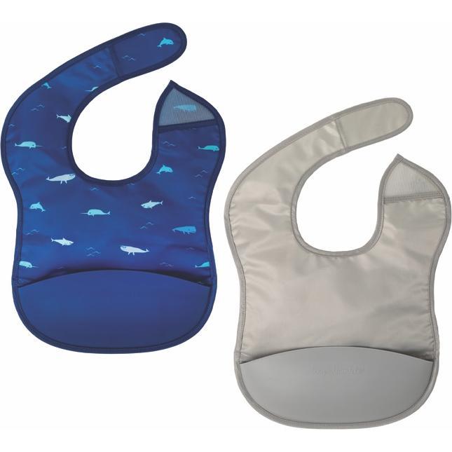 Tiny Love, Lätzchen, Lätzchen mit Silikontasche, Packung 2