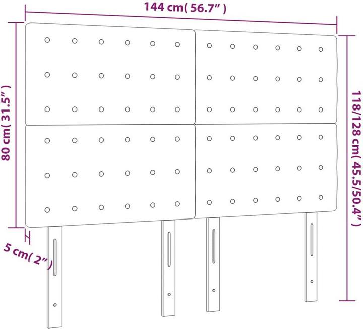 Image du produit VidaXL Kalli (144 x 5 x 128 cm)