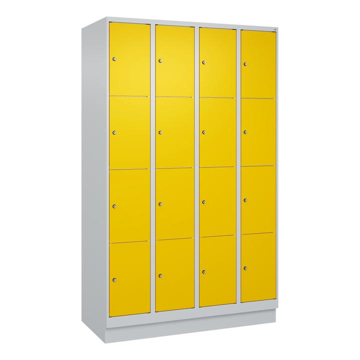 Lichtgrau, Verkehrsgelb