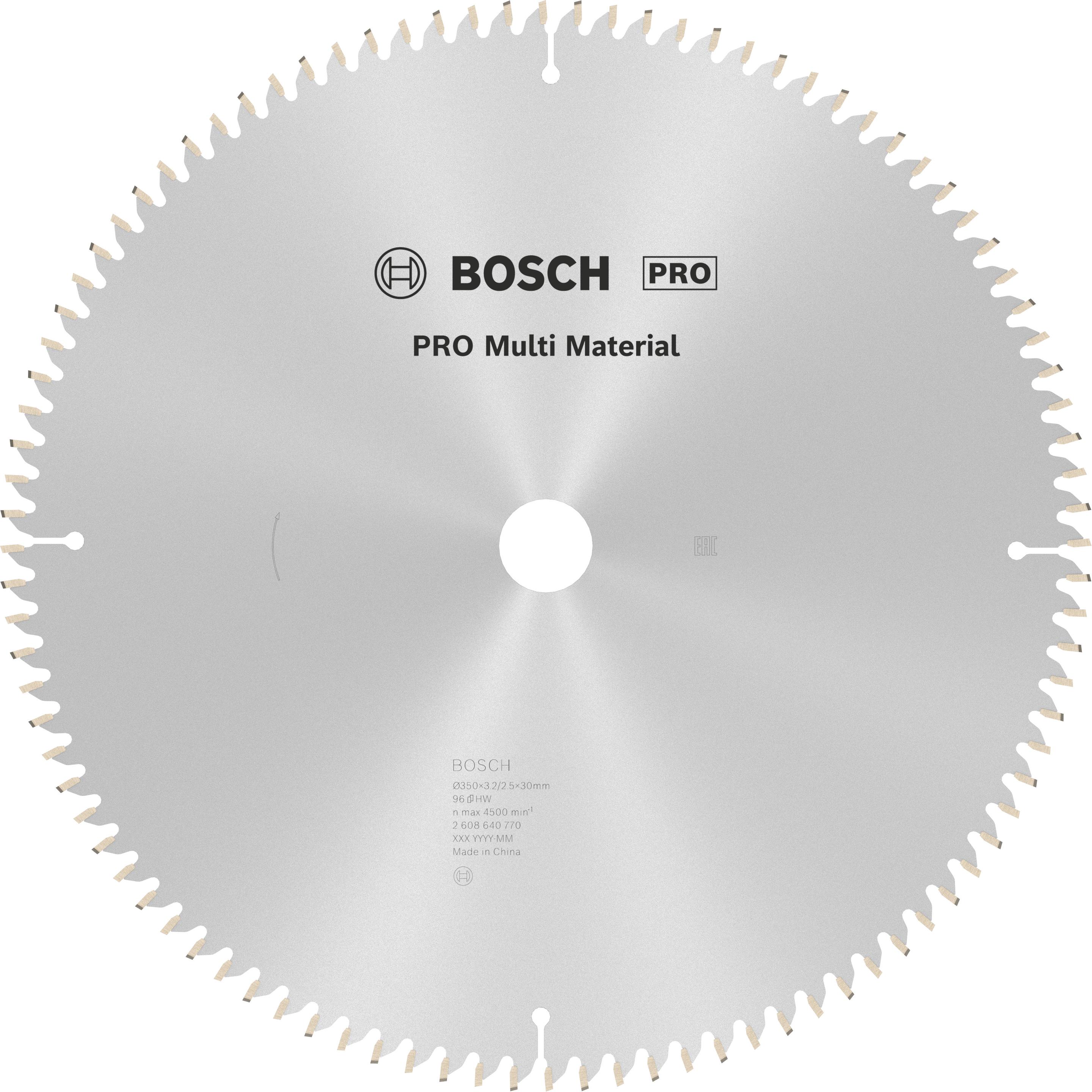 Thumbnail - Bosch Professional Zubehör, Sägeblatt, PRO Multi Material Kreissägeblatt, 350 x 3,2 x 30 mm