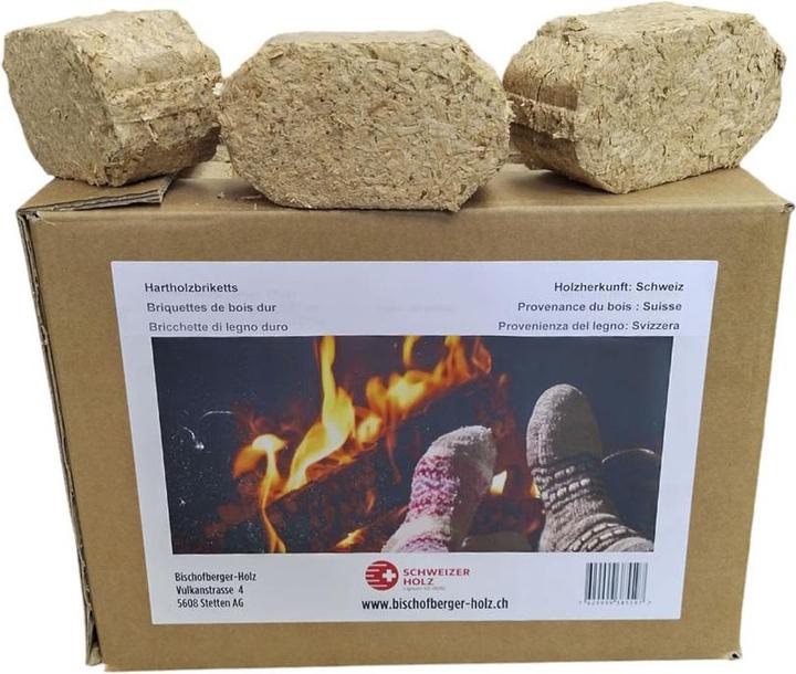 Bischofberger Holz Briquettes de bois dur (15 kg)