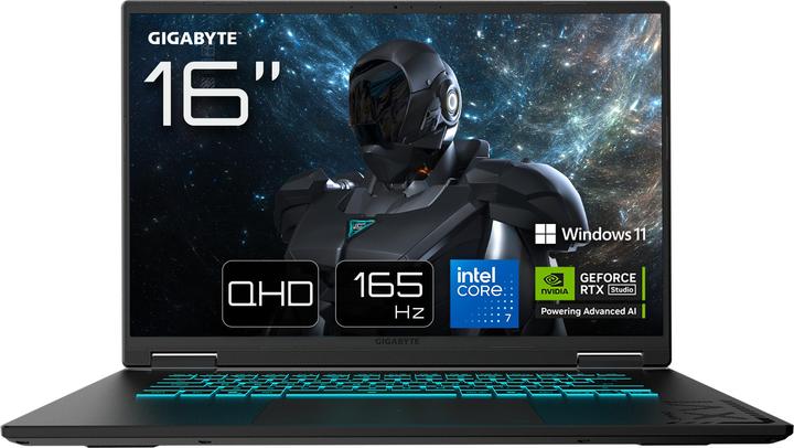 Produktbild Gigabyte GAMING A16 PRO DXHG4EECC4SH (16", 1000 GB, 32 GB, Eng. Int., Intel Core 7 240H)