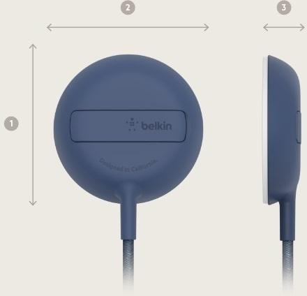 Actual product image Belkin Tragbares MagSafe Ladepad (15 W)