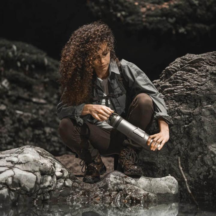 Immagine prodotto Grayl UltraPress Purificatore Bottiglia in titanio color drago d'oliva (0.50 l)