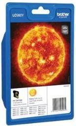 Actual product image Brother LC980YBP - Yellow - Original - blister pack (Y)