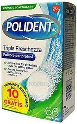 Image du produit Mask-arade Polident Triple Freshness 66 Comprimés (Lotion pour le corps)