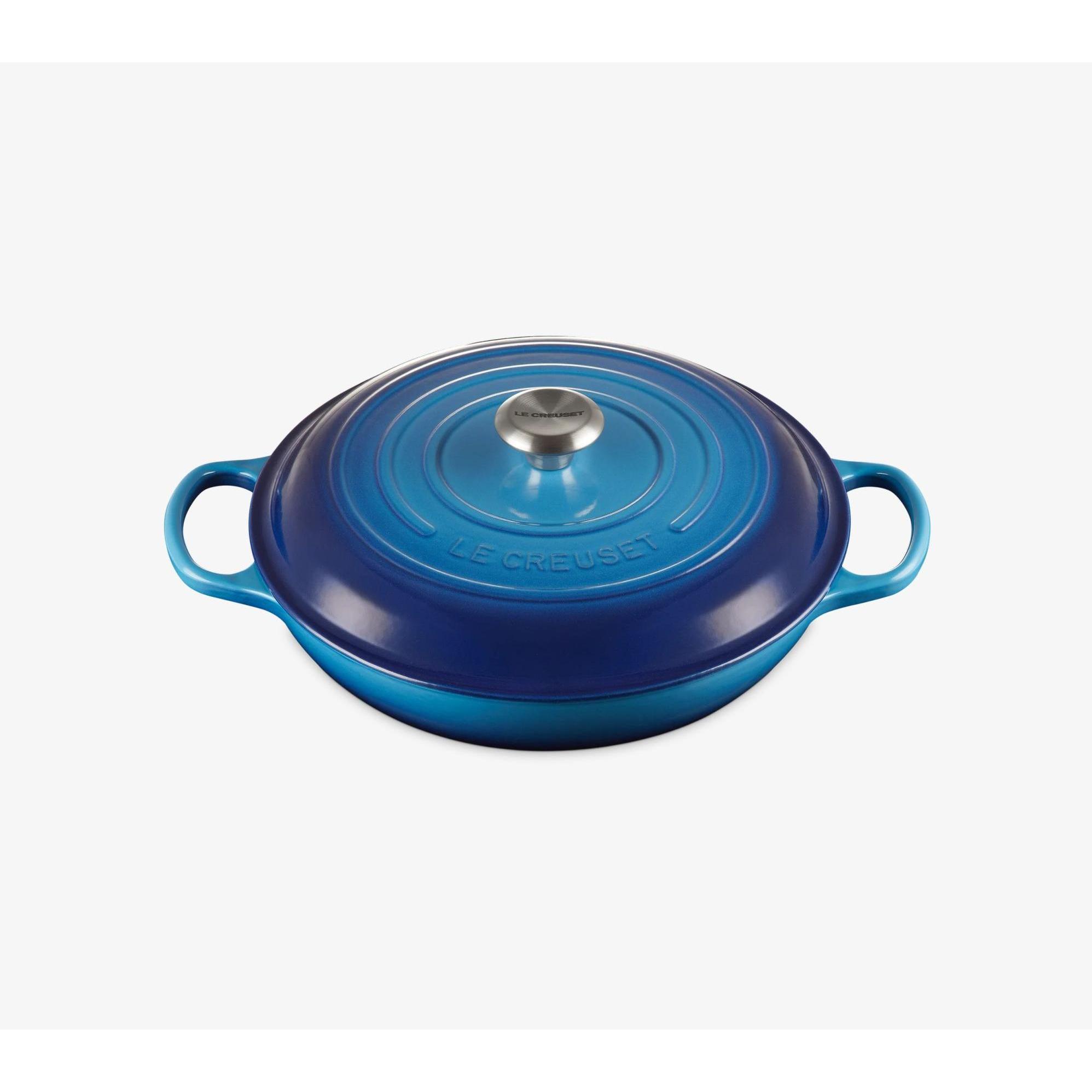Thumbnail - Le Creuset Gourmet-Profitopf Sig, Pfanne + Kochtopf, Blau