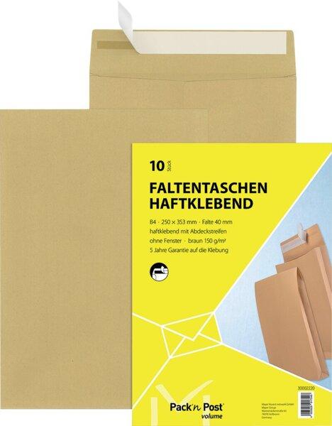 Image du produit Elepa Pochette pliante Natron Natron brun, taille : B4, papier : 150 g/qm (10 x)