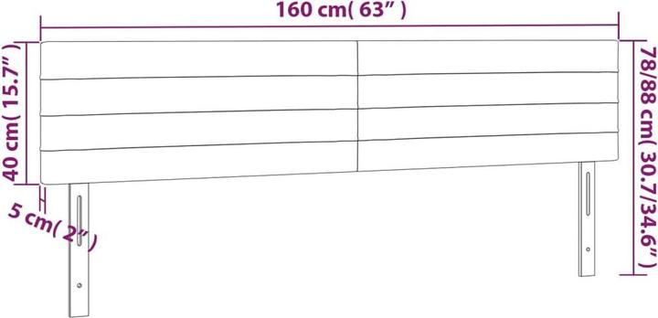 Image du produit VidaXL Daria (160 x 5 x 88 cm)