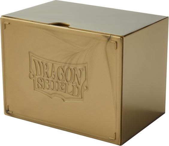 Actual product image Arcane Tinman ART20006 - Gaming Box - Strong Box 100+: Gold, protective box for card decks.