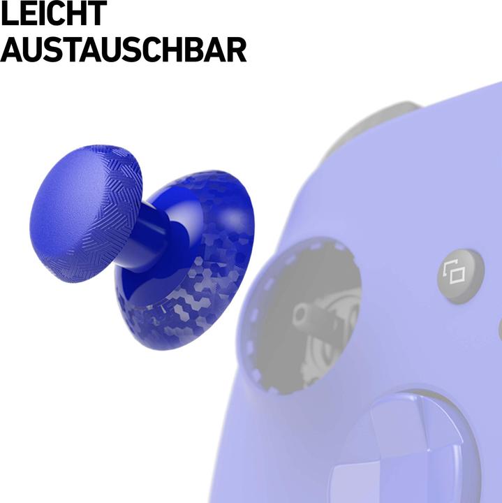 Actual product image Scuf Instinct Thumbstick 4 pack (Short & Long Concave and Short & Long Domed) - Blue