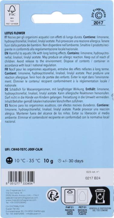 Immagine prodotto Mr & Mrs Fragrance Jeff Chrome Lotus Flowers