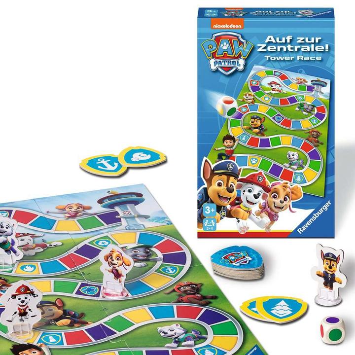 Actual product image Ravensburger Paw Patrol - Race the Tower. (German, Spanish, French, Dutch, Italian, English)