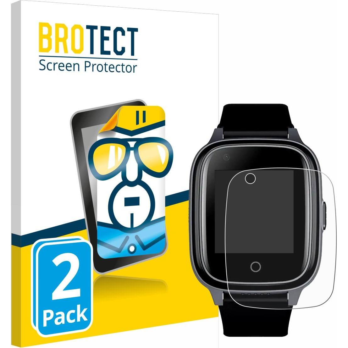 Thumbnail - BROTECT Schutzfolie Displayschutz Displayschutzfolie Folie Klar Transparent, Smartwatch Schutzfolie, Transparent