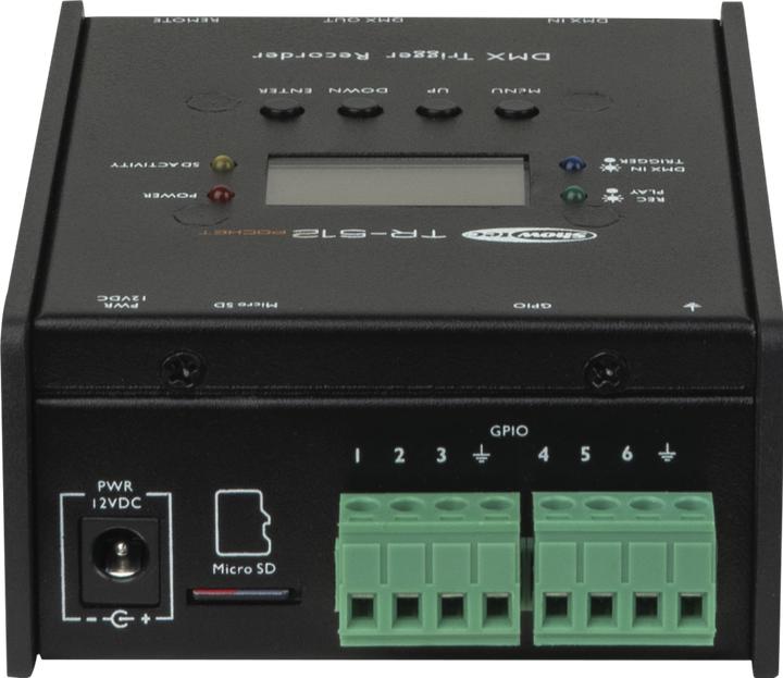 Showtec TR-512 Enregistreur/lecteur DMX de poche