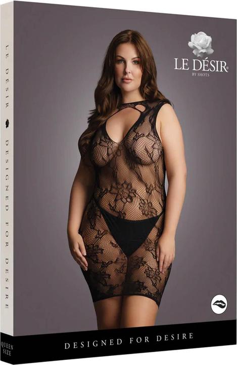 Productafbeelding Le Désir High Neck Lace Mini Dress (Eén maat voor iedereen)