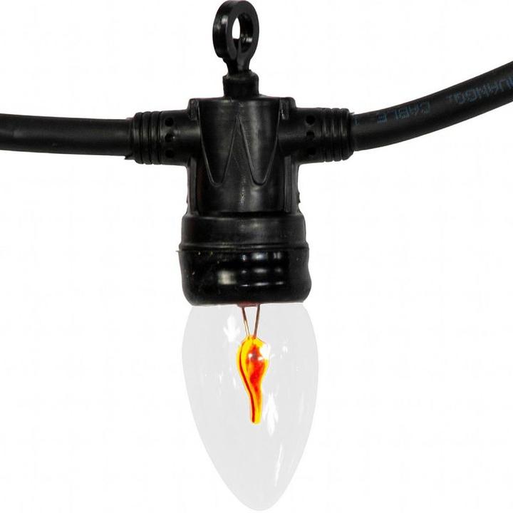 Actual product image Lifetime LED fairy lights 5.1 m 1.5 m black flame effect (5.10 m)