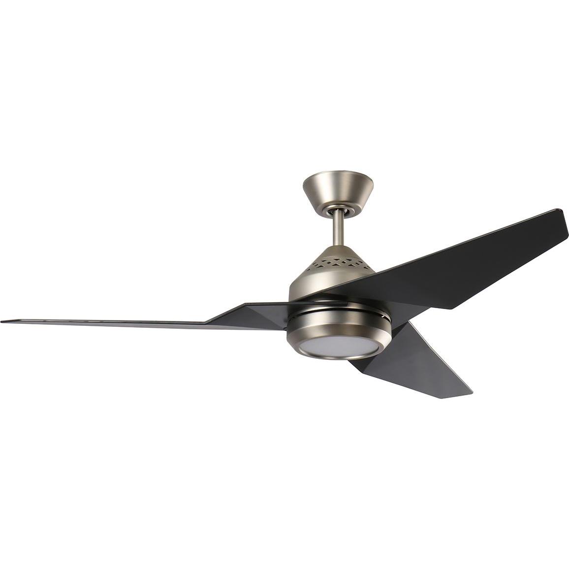 Thumbnail - Elstead Lighting Jade leiser Deckenventilator mit LED Licht Ø152cm + Fernbedienung Satin schwarz, Ventilator, Schwarz