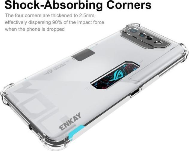 Immagine prodotto Enkay Custodia Air-Cushion Serie Softcase (Asus ROG Phone 7, Asus ROG Phone 7 Ultimate)