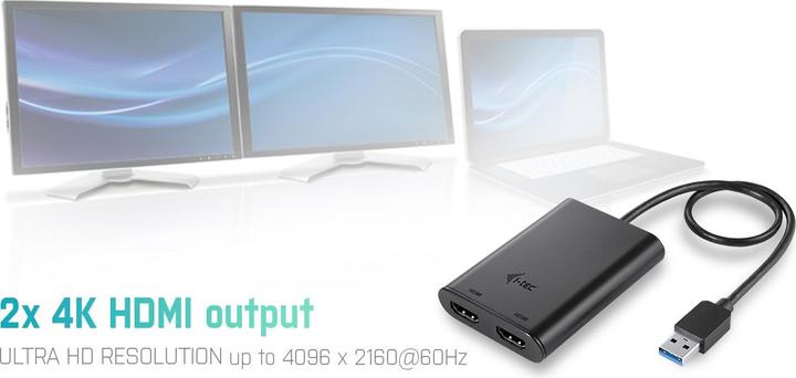 Produktbild i-tec USB zu HDMI (HDMI, 27 cm)