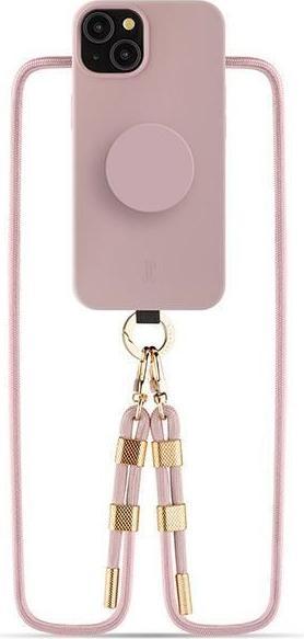 Produktbild Just Elegance Necklace Cover mit PopSockets 3in1 Case Rose (Apple iPhone 15)