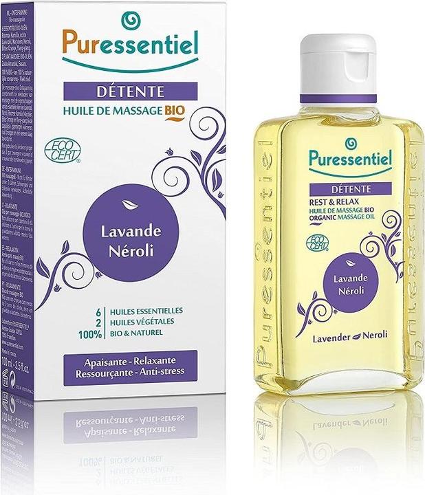 Puressentiel Bio Massageöl entspannend Lavendel Neroli (100 ml)