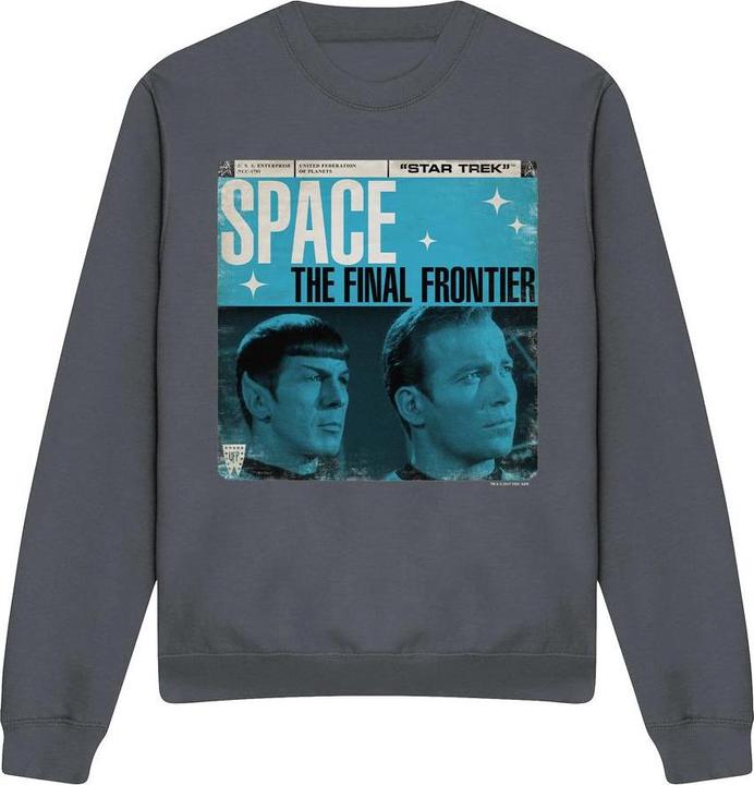 Actual product image Unisex Adult Final Frontier Cover Sweatshirt (M)