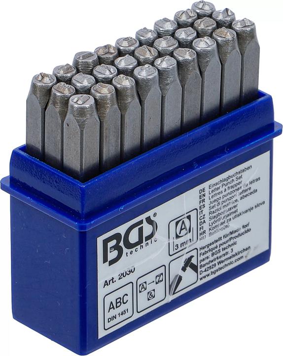 Produktbild BGS Einschlagbuchstaben