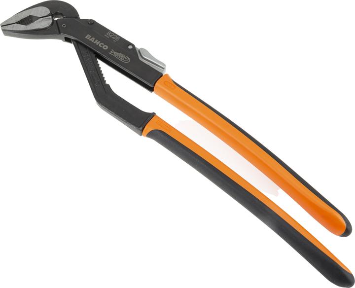Actual product image Bahco ERGO water pump pliers with sliding joint and 2-component handle, burnished 400 mm (400 mm)