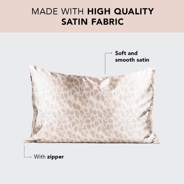 Actual product image Kitsch Satin pillowcase (Pillowcase, 66 x 33 cm)