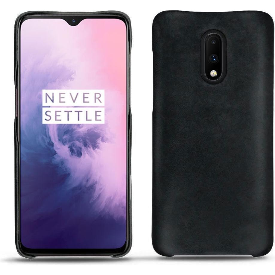 Thumbnail - Noreve Lederschutzhülle (OnePlus 7), Smartphone Hülle, Schwarz