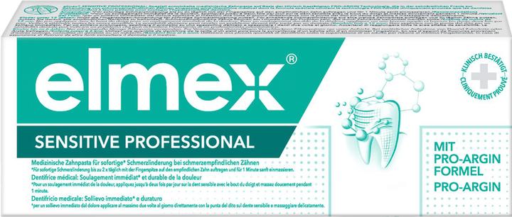 Nährwerte und Zutaten Elmex Sensitive Professional (20 ml)