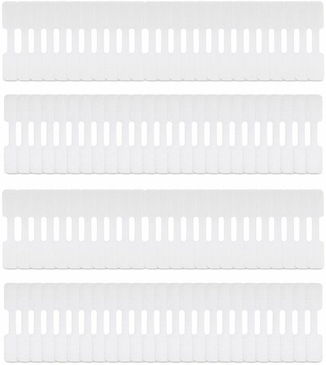 Produktbild StarTech com CABLE-TAG-HLWH, Kabelmarkierungen, Universal, Weiss (Klettkabelbinder, 90 mm, 100 Stk.)