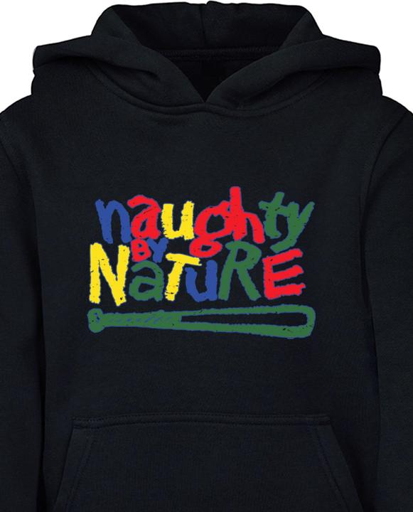 Produktbild Merchcode Kids Naughty By Nature - Logo Color Basic Hoody - 160251 (158, 164)