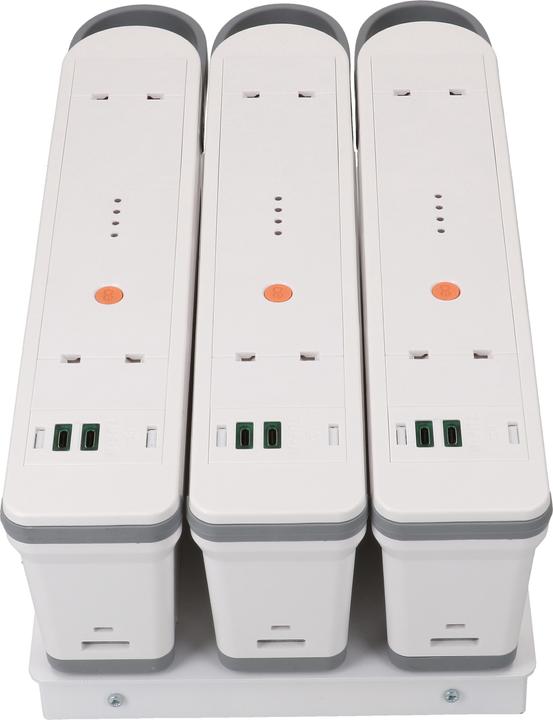 Produktbild Max Hauri LIBERTY QIKPAC Bundle Charger Base + 3 Akkus mit 2x USB-C 75W (150 W)