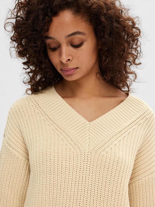 Image du produit Selected Femme Pull en tricot col V (L)