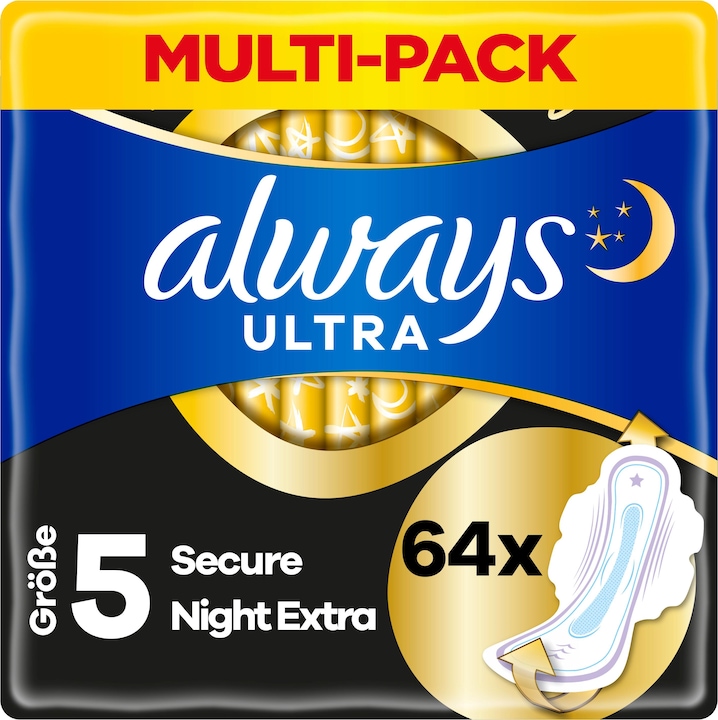 Always Ultra Secure Night Extra (64 x, Damenbinden)