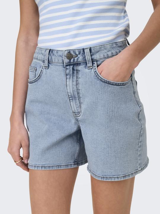 Immagine prodotto JdY JDYCLAUDIA Hohe Taille Weiter Beinschnitt Jeans-Shorts Jeans-Shorts (XL)