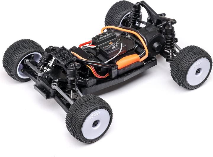 Actual product image Losi Micro-T 2S 1/28 2WD RTR Stadium Truck (Akku & Ladegerät enthalten), Silber (RTR Ready-to-Run)