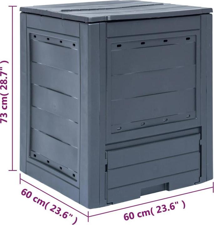 Actual product image vidaXL Gartenkomposter (260 l)