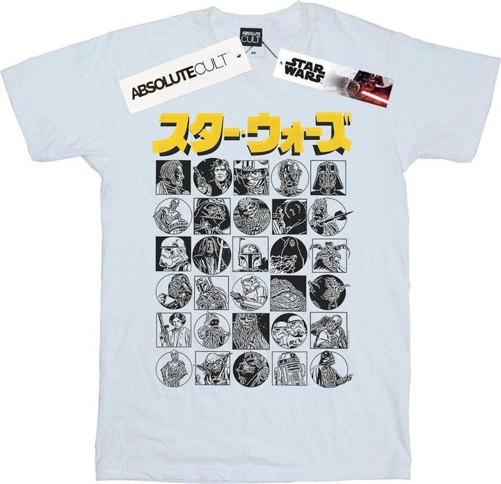Immagine prodotto Star Wars Japanese Character Thumbnail Maglietta Uomo (XL)