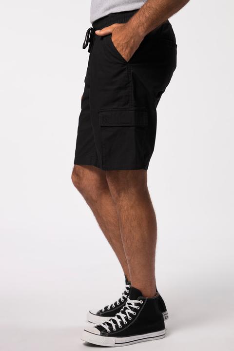 Actual product image JP1880 Bermuda, vintage look, elasticated waist and drawstring, cargo pockets, up to 8 XL (5XL)