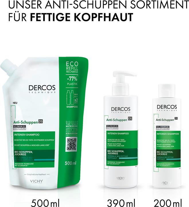 Image du produit Vichy Dercos Anti-Schuppen Shampoo für normale bis fettige Kopfhaut (200 ml, Shampoing liquide)