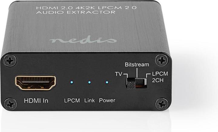 Actual product image Nedis HDMI Extractor| Input| Output TosLink socket 1x 3.5 mm| - Audio/Multimedia