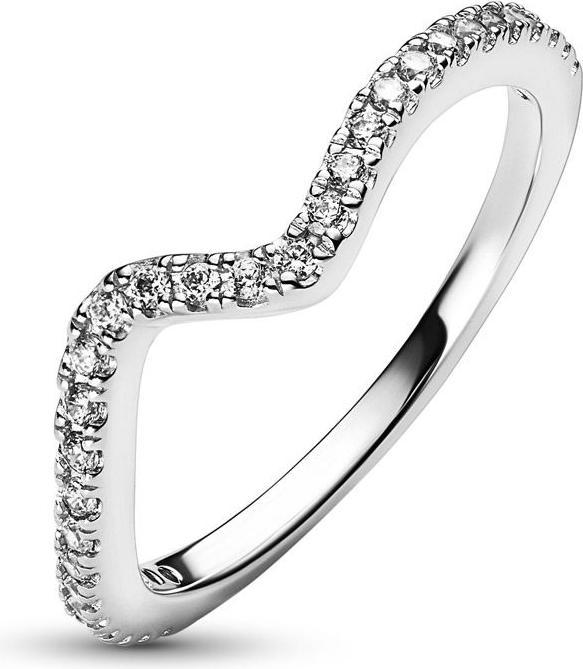 Produktbild Pandora Funkelnde Welle Ring (58)