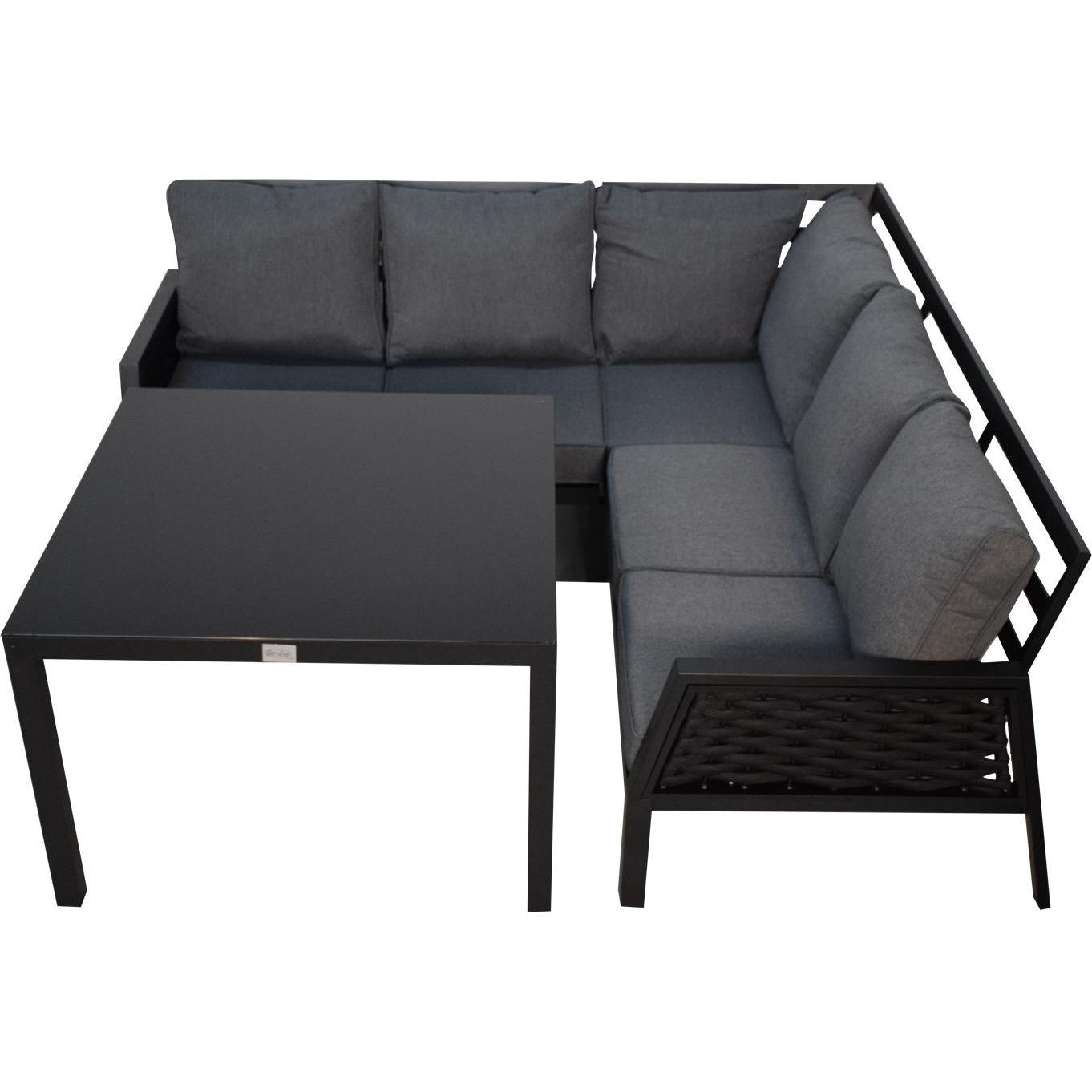Thumbnail - Jet-Line, Gartenlounge, Lounge ARIANA schwarz