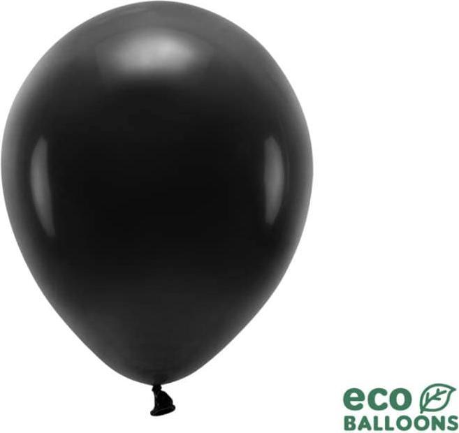 Actual product image Partydeco Balloons black Eco (10x)