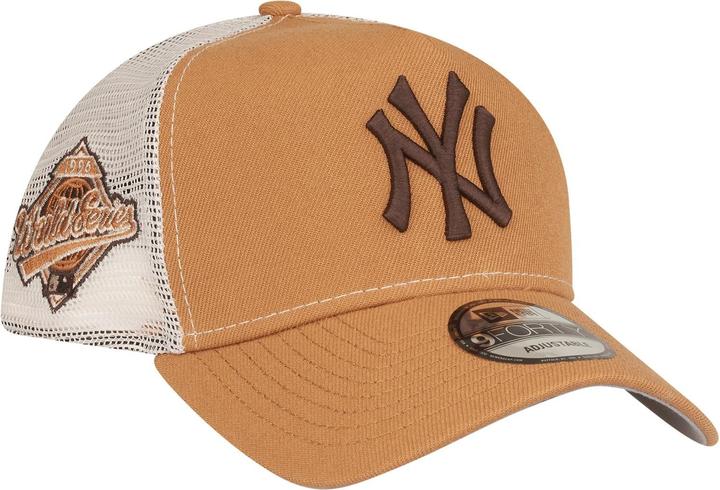 Actual product image New Era 9Forty A-Frame Trucker Cap - New York Yankees Bronze