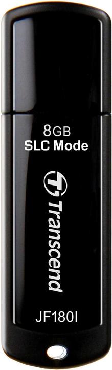 Actual product image Transcend 8GB JF180I SLC mode USB 30 wide-temp (P) (8 GB, USB-A)