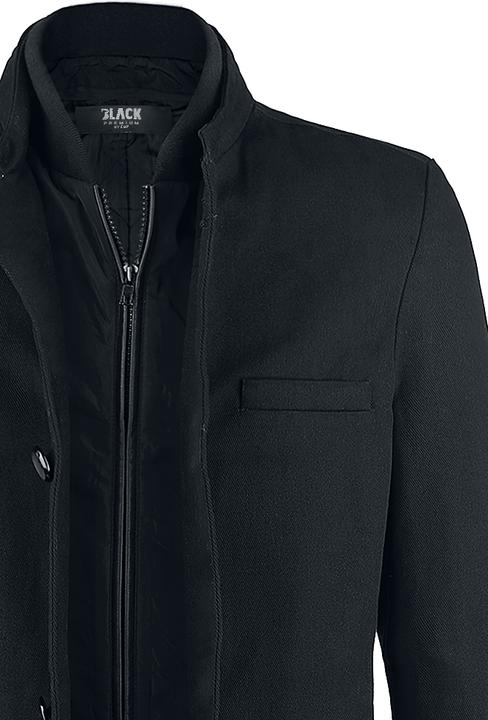 Actual product image Black Premium Coat einreihig